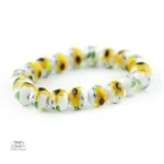 Bracelet Perles Japonais à motifs fleuris