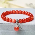 Bracelet Japonais Perles d’œil de Chat