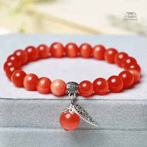Bracelet Japonais Perles d’œil de Chat