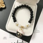 Bracelet Japonais en perles de pierre artisanales