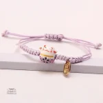 Bracelet porte-bonheur en style japonais artisanal