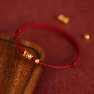 Bracelet tressé japonais poisson koi