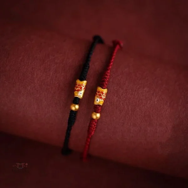 Bracelet koi en tresse traditionnelle japonaise