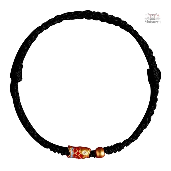 Bracelet artisanal japonais avec design koi