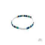 Bracelet Miyuki bleu en perles délicates