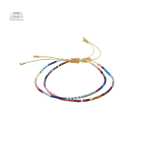 Bracelet Miyuki artisanal aux motifs bohèmes