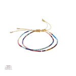 Bracelet boho Miyuki avec perles multicolores