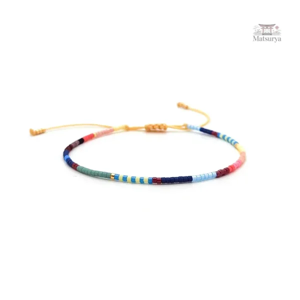 Bracelet boho coloré en perles Miyuki