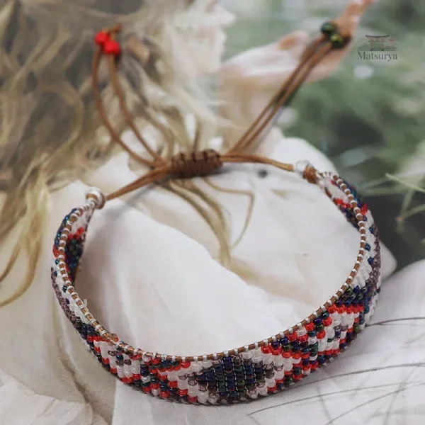 Bracelet géométrique Miyuki boho, perles élégantes et tendance