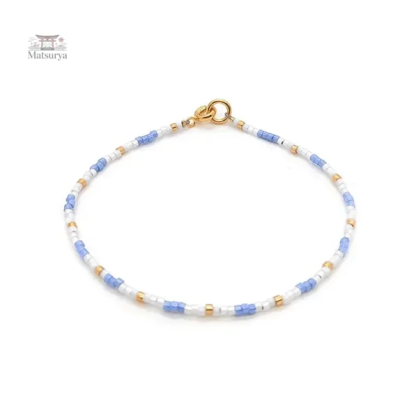 Bracelet stylé en perles Miyuki artisanales