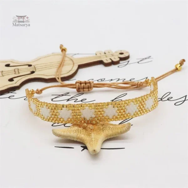 Bracelet Miyuki Étoile, pièce vibrante et colorée