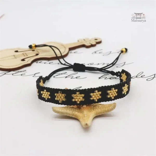 Miyuki Étoile, bracelet original en perles