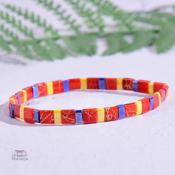 Bracelet Miyuki fait main pour un look bohème chic