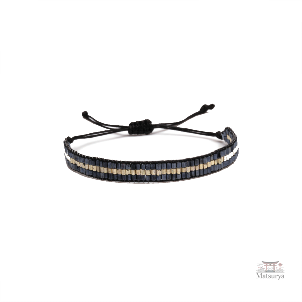 Bracelet Miyuki homme en tissage artisanal