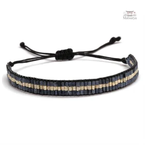 Bracelet Miyuki pour homme, design élégant