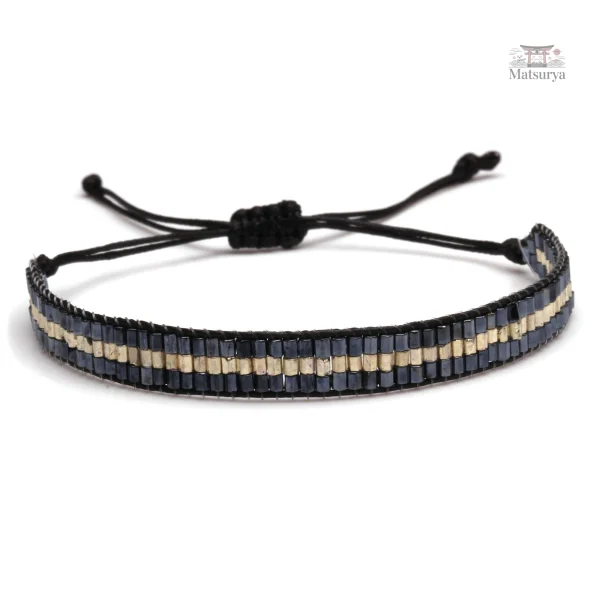 Bracelet Miyuki pour homme, design élégant