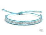 Bracelet homme en perles Miyuki colorées