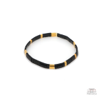 Bracelet Miyuki noir élégant et tendance