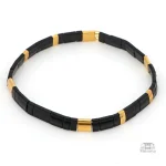 Bracelet Miyuki noir, parfait pour un cadeau