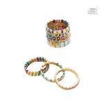 Bracelet Miyuki perles multiformes