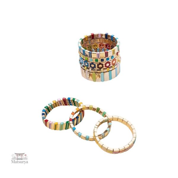 Bracelet coloré en perles Miyuki