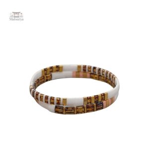 Accessoire de mode : bracelet Miyuki perles