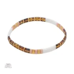 Style moderne : bracelet en perles Miyuki