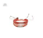 Bracelet Miyuki : design rouge moderne