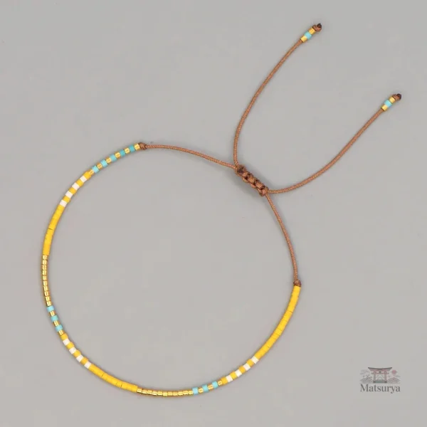 Bracelet miyuki fin pour un look raffiné
