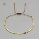 Bracelet miyuki simple avec des perles en verre
