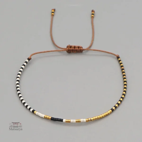 Bracelet miyuki ajustable pour un confort optimal