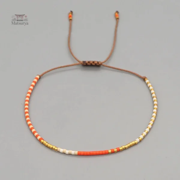Bracelet miyuki simple pour un style quotidien