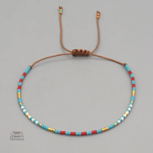 Bracelet miyuki à porter seul ou en accumulation