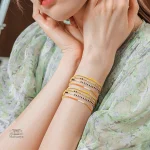 Bracelet miyuki minimaliste en perles délicates
