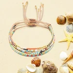 Bracelet miyuki simple à assortir avec d'autres bijoux