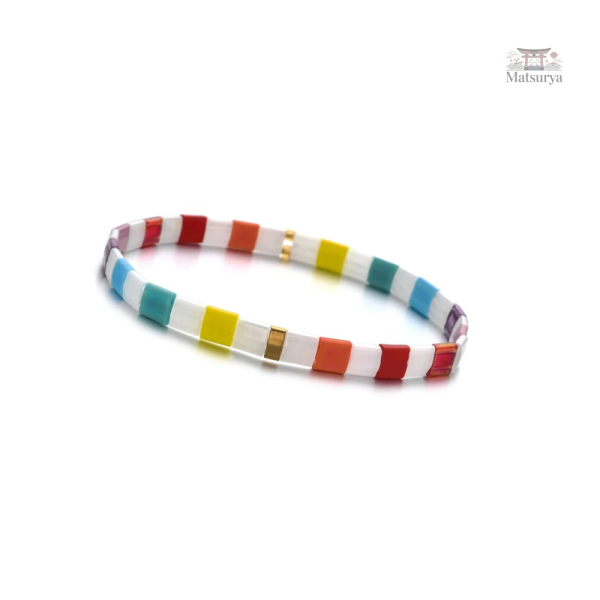 Accessoire bohème : bracelet Miyuki artisanal