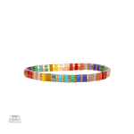 Bracelet Miyuki aux teintes vives et éclatantes