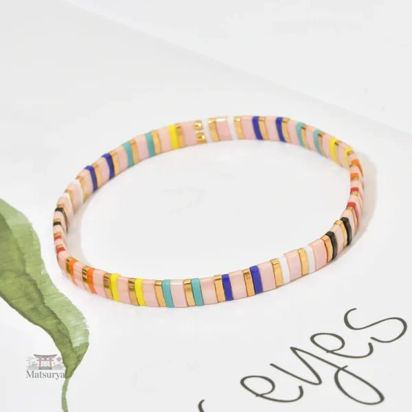 Bracelet Miyuki, accessoire de mode incontournable