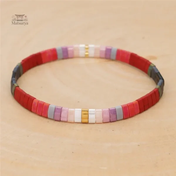 Bracelet Miyuki Tila léger et confortable