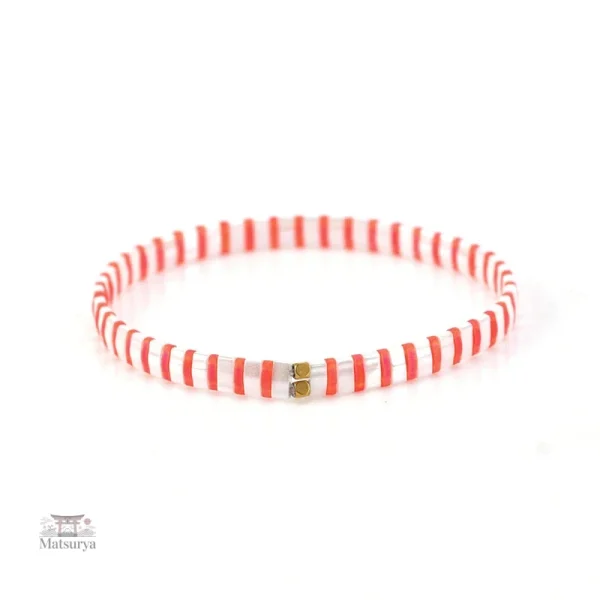 Bracelet Miyuki Tila avec design géométrique