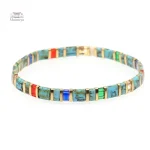 Bracelet Miyuki Tila fait main