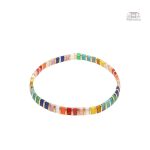 Bracelet Tila arc en ciel, accessoire tendance et joyeux
