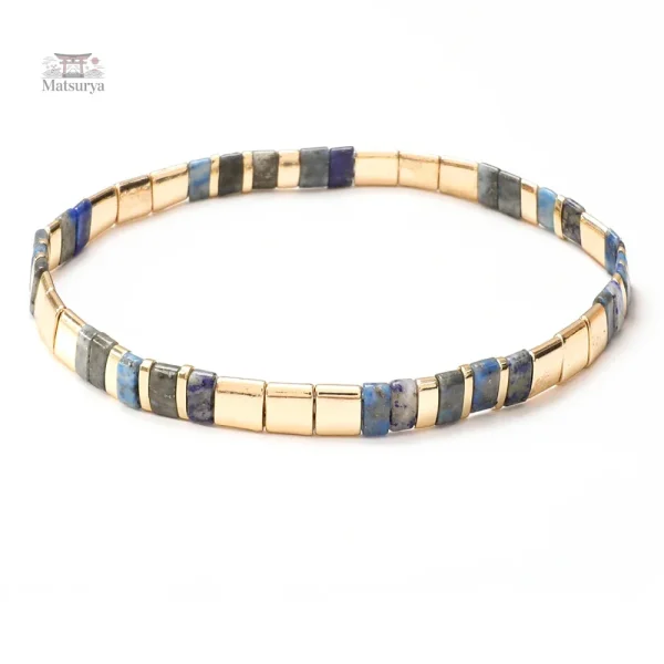 Bracelet Miyuki Tila avec motifs uniques et design moderne