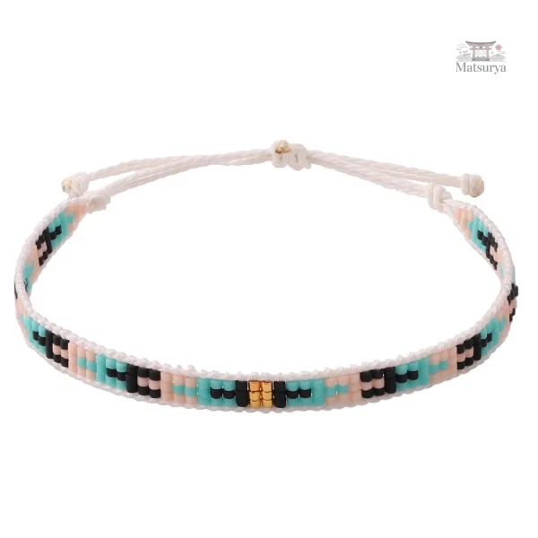 Bracelet tendance Miyuki Tila multicolore