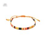 Bracelet en perles Miyuki Tila colorées