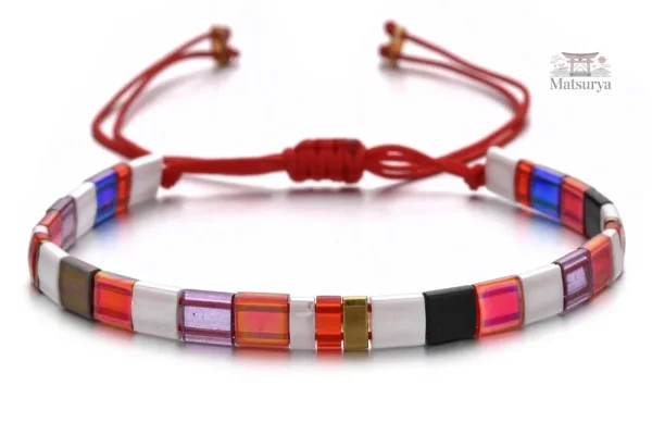 Création artisanale : bracelet Miyuki Tila