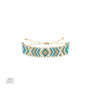 Bracelet Tila Miyuki aux motifs géométriques