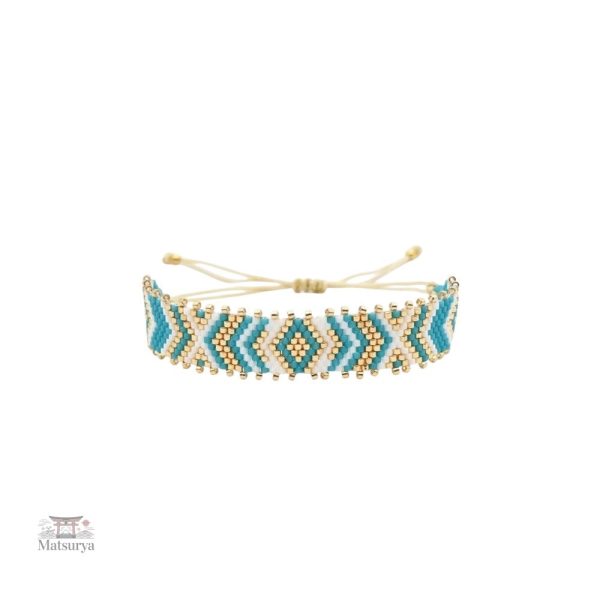 Bracelet Tila Miyuki aux motifs géométriques