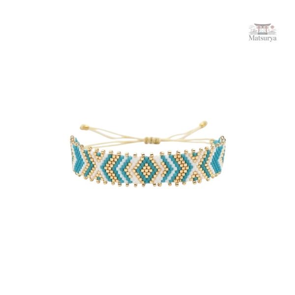 Bracelet chevrons Miyuki, accessoire tendance