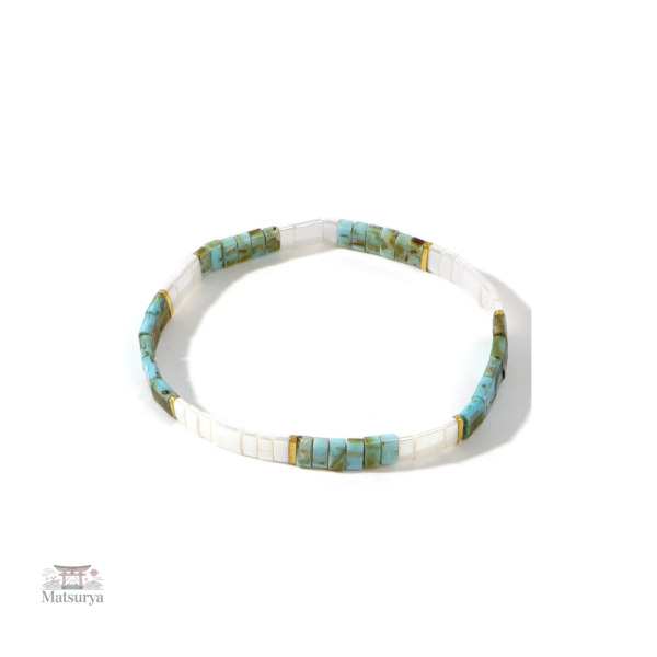 Bracelet Miyuki Tila en perles de verre